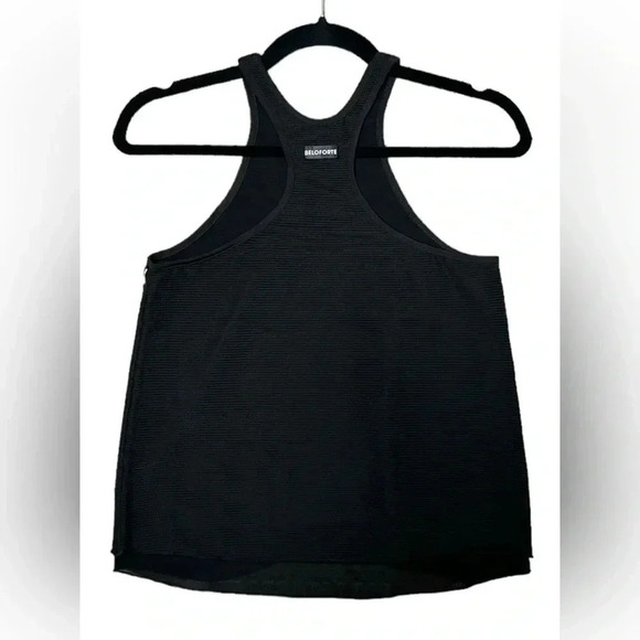 Revolve Beloforte Attica Tank Top Black, Meshed Layered, Razorback Size XS NWT - Picture 5 of 8